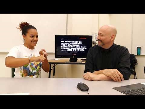 American Sign Language (ASL) Lesson 05 Narrative (story)