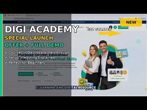 DFY Digital Academy Demo: Courses, Dashboard, Hosting + Setup