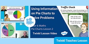 Year 6 (Age 10-11) Pie Charts: Video Lesson 2