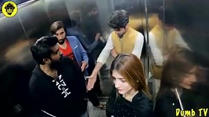 5.6K views · 153 reactions | Disturbing a girl in lift ..Social...