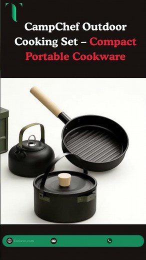 CampChef Outdoor Cooking Set | Compact Portable Cookware for Camping & Hiking
