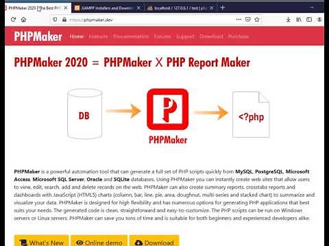 Tutorial PHPMaker!. Crea un sistema sin saber programar.