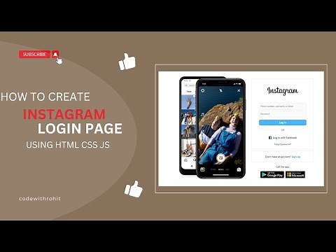 Instagram Login Page: Your Complete Guide with HTML CSS JS #instagram #clone #learncoding