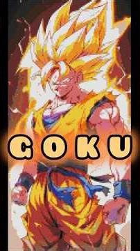 Goku❤️❤️❤️ pixel art#shorts#minecraft