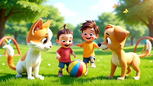 38K views · 480 reactions | Billi Karti meow Hindi nursery rhymes 3D cartoon | Apple Juice | Facebook
