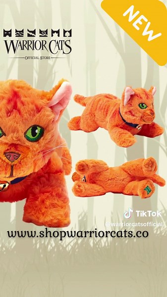 Warrior Cats Plushies Available Now on ShopWarriorCats.com!