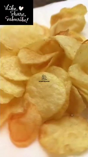 Lays chips recipe| home made potato chips| easy & quick crispy potato chips