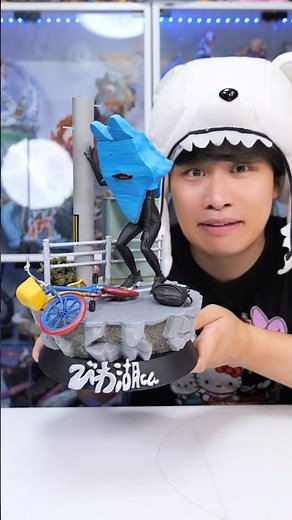 100均にある物と3Dプリンター使って「びわ湖くん」ジオラマ作ってみた！！w