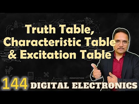 Flip Flop Tables: Truth Table, Characteristic Table, and Excitation Table