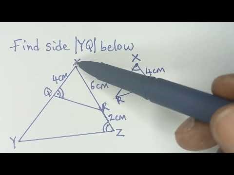 Geometry of Similar Triangles || How to Find Unknown Sides