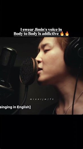 Jimin recording Body to Body in the studio 🔥🔥👑
