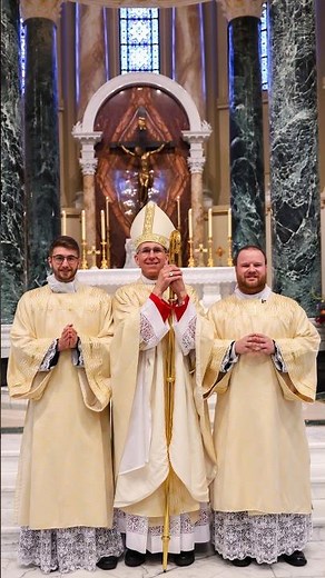 Two Apostles interceding for our new deacons