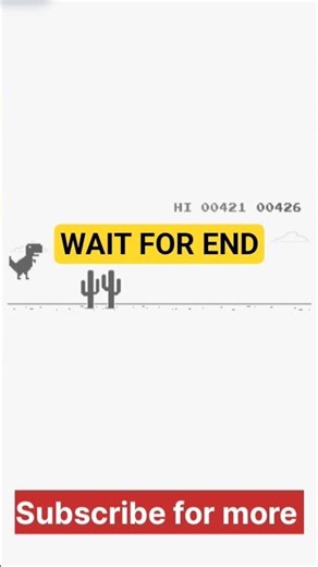 Dino Game 500 Score Speed Run ⚡#shorts #gaming #dino #dinosaurgame