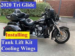 2020 Tri Glide Tank Lift Kit & Cooling Wings Install