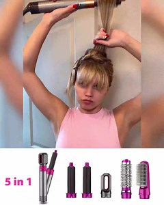 🎀 5 verschiedene Möglichkeiten, Ihr Haar zu stylen 🎀 Trocknen, Glätten, Locken, Volumen und Styling der Haare 🎀 glänzendes Haar 🎀 professionelle Ergebnisse 🛒 https://vigoexpress.de/produkt/haarstyler-5-in-1-airwrap-dyme?sp=7720i997 | Vigoexpress