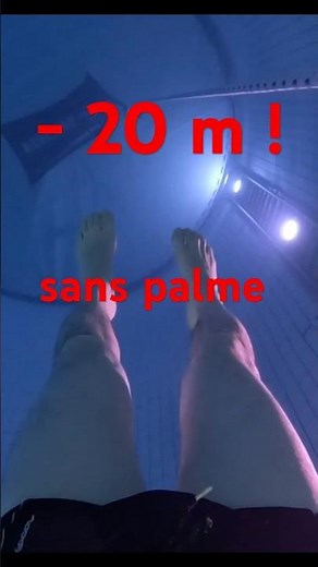 Descente dans la fosse à 20m / Apnée sans palme 🐟 test de la Gopro 11 mini et de la montre Divonea