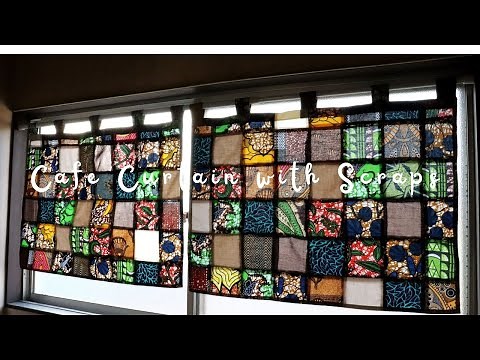 Brighten Up Your Room Instantly! How to Make a Café Curtain with African Fabric | HarunaDIY