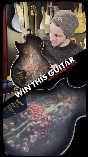 Epiphone Adam Jones “Self-Portrait as Not Dead Yet” Les Paul Custom in Antique Silverburst