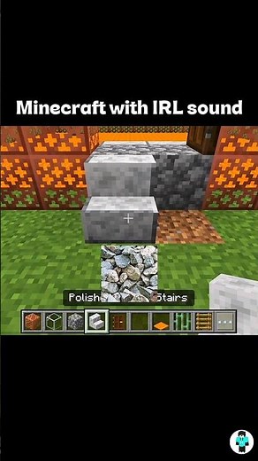 #1 Minecraft With Real Sound #minecraftmemes #minecraftshorts