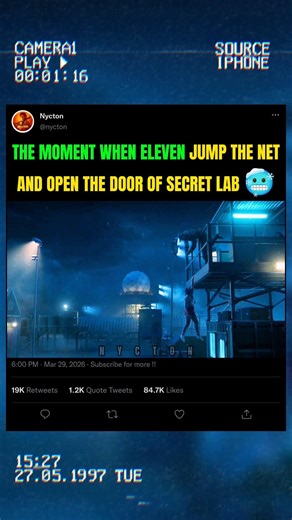 Eleven jump net 🥶 | Stranger Things #shorts #strangerthings