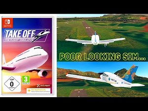 Take Off -The Flight Simulator Gameplay Take-off & Landing ( Poor Simulator ) Nintendo Switch 4K