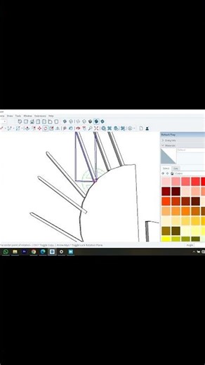 Minimalist Wall Panel Design in SketchUp
