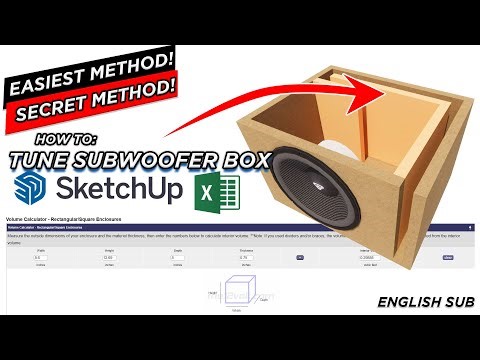 How to Tune Subwoofer Box or Vented Design Port Tuning | Slot Port Tuning