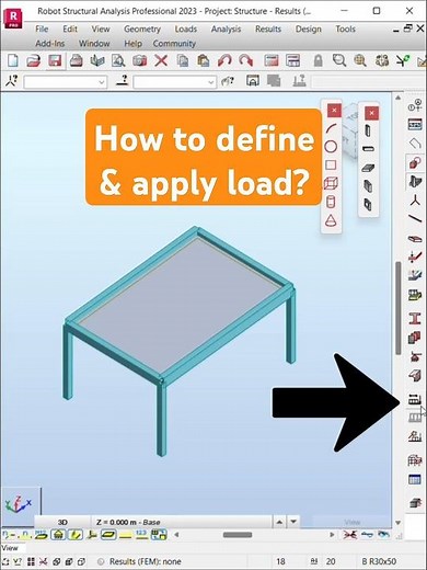 How to define & apply load - Robot Structural Analysis
