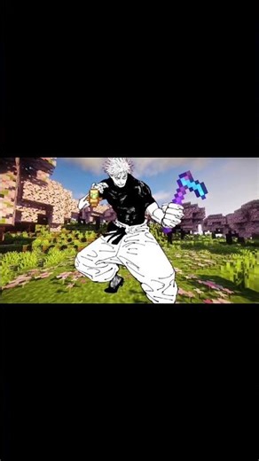 Gojo vs Meguna in Minecraft | 60fps edit | Jujutsu Kaisen #jjk #gojo #edit #minecraft #beethoven