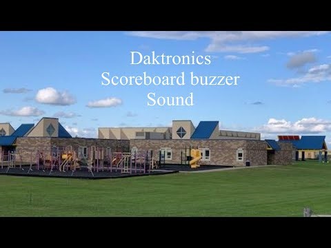 Daktronics scoreboard buzzer sound horn loud at wakapla public school