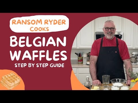 Fluffy Homemade Belgian Waffles | Easy Breakfast Recipe