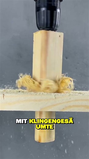 Perfekte Holzdübel in Sekunden