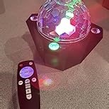 Disco Ball Light DJ Party Light，Sound Activated 6 Colors Stage Strobe Party Decorations for Outdoors and Indoors Home Club Karaoke Christmas Halloween Birthday Wedding Dancing Mood Lights