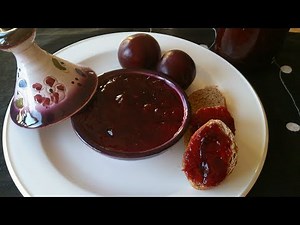 Confiture de prunes facile أسهل طريقة لعمل مربى البرقوق الأحمر