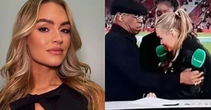 Apresentadora desmaia ao vivo e assusta colegas ao cair; veja o vídeo