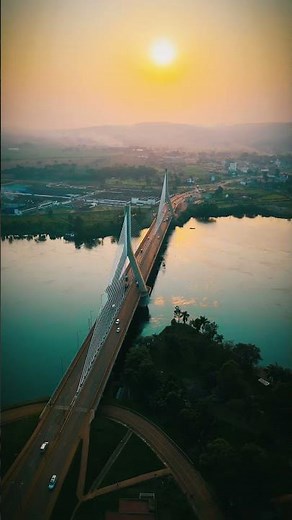 The New Jinja Bridge on River Nile in The Pearl of Africa 🇺🇬