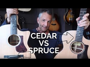 Spruce Vs Cedar Top Comparison. The INCREDIBLE Eastman AC122-1CE Vs AC122-2CE