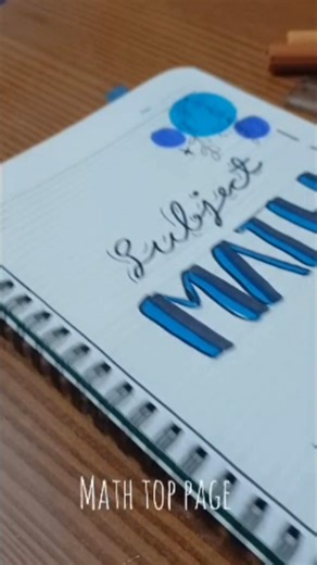 Aesthetic math cover page ✨️ |#aesthetic #maths #decoration