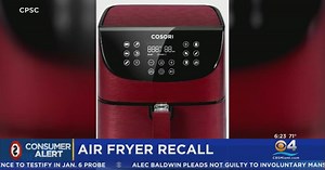 Two million air fryers recalled due to possible fire risk