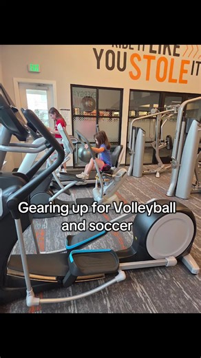 got the kids in the gym with me today!