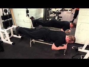 Lying leg curls in cable machine