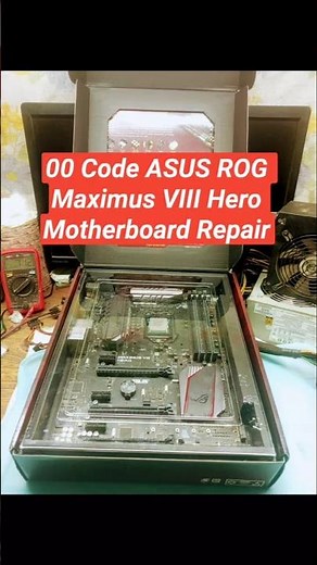 ‎“00 Error Code Solution | ASUS ROG Maximus VIII Hero Motherboard Repair” #gaming #pc #pfix #pfix