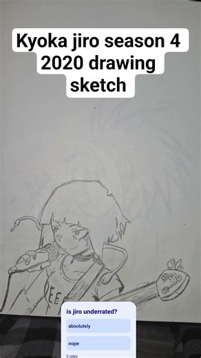 kyoka jiro season 4 sketch 2020 #art#2020#myheroacademia#anime#viral#tiktok#fyp#explorepage#25#2026