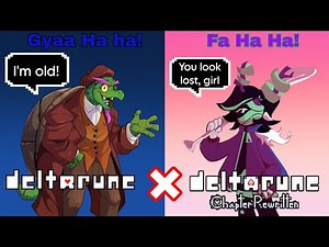 Gyaa Ha ha! x Fa Ha Ha! (Deltarune & DR: Chapter Rewritten Mash-up)