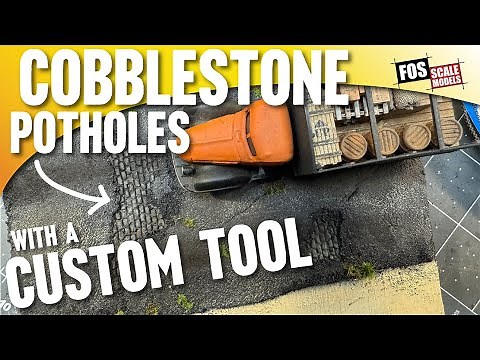 Cobblestone Potholes w/ A Custom Tool