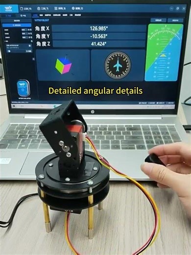 🎮WT9011DCL Application Case: Bluetooth Sensor Remote Control of Servo Motor