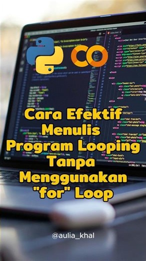 Cara menggunakan metode list comprehension di Python #python #pemrogramanpython