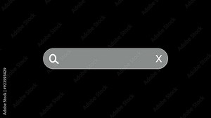 Text typing message button animation, message button text animation on black background. message bubble chat bar, chat box, round text button, send message.