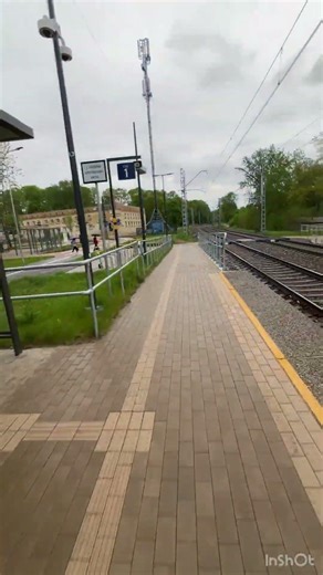 New Dauderi Train Station, Riga, Sarkandaugava, Latvia, POV