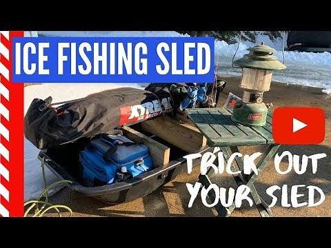 Ice Fishing Sled Modifications detailed